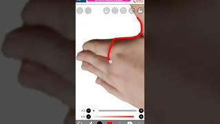 Hand tutorial pt 1 30 sub special Thanks guys ibispaintx [upl. by Tam]