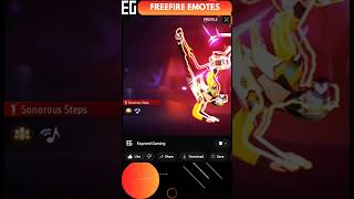 Freefire Sonorous Steps Emote  exprendgaming [upl. by Gere]