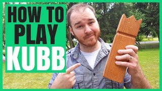 How to Play Kubb Lawn Game  Rules Strategy and More  Top Outdoor Yard Games 2020  Viking Chess [upl. by Doowrehs]