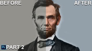 How to Colorize a Black and White Photograph Part 2  Adding Color to the Image [upl. by Yerd340]