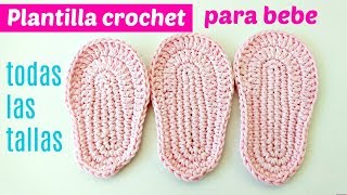 PLANTILLAS DE CROCHET PARA BEBE TODAS LAS TALLAS [upl. by Nyleahs]