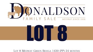 Lot 8 Medway Green Booga 1430 PP 24 months [upl. by Beltran]