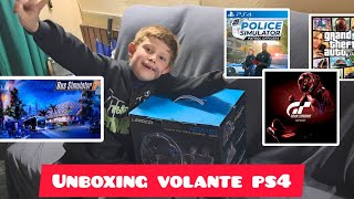 Unboxing volante Warrior Artaxes para PS4 y probamos varios juegos [upl. by Lledner52]