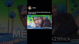 I’m turning Super Saiyan 🤣🤣🤣 laugh comedy dbz deontaywilder vegeta supersaiyan meme fyp [upl. by Stan]