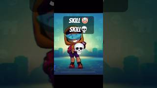 Skill🤡Vs real Skill💀 brawlstars brawler memes [upl. by Ewan]