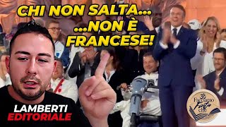 CHI NON SALTA NON È FRANCESE editoriale GIANLUCA LAMBERTI 18 Set [upl. by Charlene]