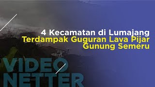 4 Kecamatan di Lumajang Terdampak Guguran Lava Pijar Gunung Semeru [upl. by Inalem]