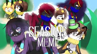 SeasonsMEMEminusculetaleError and ink backstories [upl. by Ecidnacal]