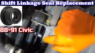 Civic Shift Linkage Transmission Seal Replacement [upl. by Okuy800]