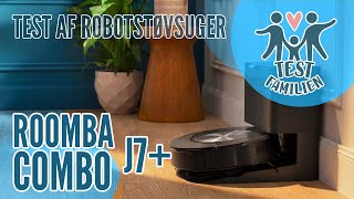 Vi tester Roomba Combo j7 robotstøvsuger med moppe  Testfamilien 👨‍👩‍👧‍👦 [upl. by Oberstone432]