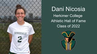 2022 Herkimer Athletics Hall of Fame  Dani Nicosia [upl. by Leidag898]