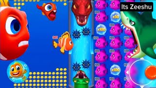 Fishdom🐠 Ads Mini Games New45Update video Hungry Fishs Gameplay 2024 best game lts Zeeshu Gaming yt [upl. by Lorrac]