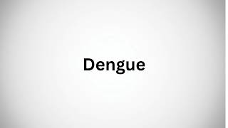 How to Pronounce Dengue in English [upl. by Yauq]