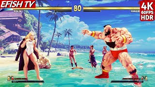 Kolin vs Zangief Hardest AI  Street Fighter V [upl. by Lauraine]