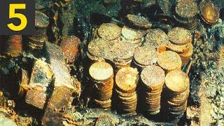 Top 5 BIGGEST Sunken Treasures Ever Found [upl. by Philipp941]