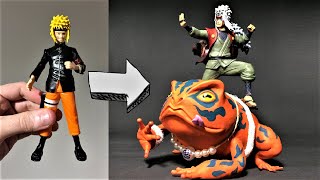 TRANSFORMANDO BONECO DE CAMELÔ NO JIRAIYA  ERO SENNIN NARUTO  TOY MAKEOVER Buraco Nerd [upl. by Wende253]