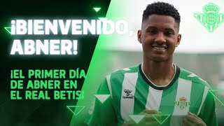 El primer día de Abner como nuevo futbolista del Real Betis 🆕💚 [upl. by Aenej]