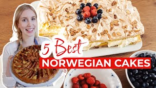 5 Best NORWEGIAN CAKES With Recipes [upl. by Ainud]