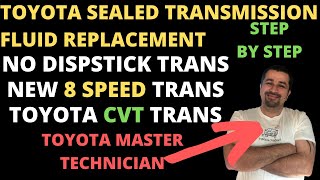 How to change your Toyota Sealed Transmission Fluid [upl. by Donnell202]