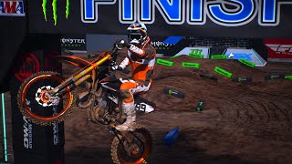 MONSTER ENERGY SUPERCROSS 5 WHIPS [upl. by Aikyn]