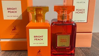 Comparison between Bright Peach amp Peach Honey bitterpeach fragrance scent perfume summer [upl. by Other]