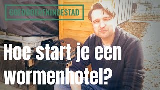 Hoe start je een wormhotel met compostwormen en maak kans op een wormenhotel GESLOTEN [upl. by Ecart]