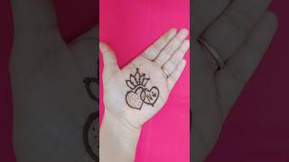 N❤️ letter mehndi tattoo design Heena tattooshortsmehndiheena tattooyoutubeshorts [upl. by Rollins38]