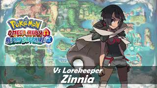 Vs Lorekeeer Zinnia Slow ver  Pokemon Omega Ruby and Alpha Sapphire OST [upl. by Neryt534]