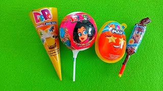 Unpacking Lollipops Chupa Chups Sweets New Candy Asmrtoybox ChocolateKinder surprise [upl. by Connors613]