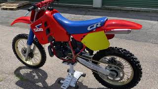 1987 Honda CR500 Is This an All Original Survivor [upl. by Cassandre268]