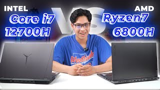 So Sánh Intel i7 12700H VS Ryzen 7 6800H Nên Chọn CPU Nàoooo [upl. by Furgeson618]