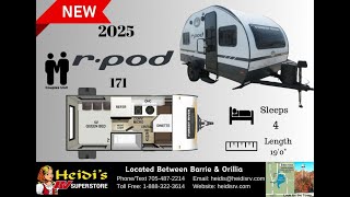 FOREST RIVER 2025 RPOD 171 FLOORPLAN [upl. by Heddi255]