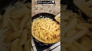 Delicious White Sauce Pasta recipe in 60 secs  No Maida No Problem🍝✨pastarecipe whitesaucepasta [upl. by Yelsew]