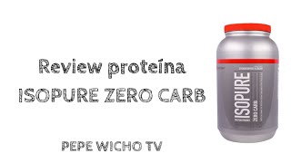 Review proteína Isopure zero carb [upl. by Analla419]