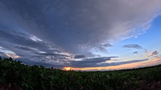 Mammatus Cloud Timelapse [upl. by Beau440]