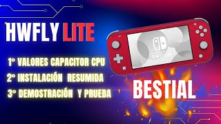 Nintendo Switch Lite Magia de Ch1ps Hwfly Demo 2023 [upl. by Ardnued]