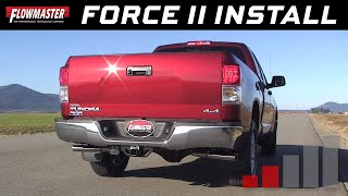 200920 Toyota Tundra 46L 57L  Force II Catback Exhaust System 817486 [upl. by Alyse]