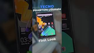 TECNO PHANTOM Ultimate First Look at The Rollable Concept Smartphone [upl. by Bradski]