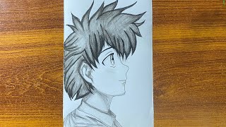 How to draw Cute Boy  Pencil sketch for beginners  Boy drawing  Easy drawing tutorial [upl. by Leif]