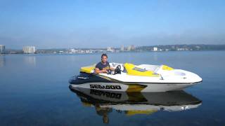 SeaDoo speedster 200 wave jumping [upl. by Llerret]