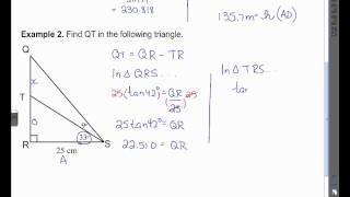 MPM 2D U1L9 Problems with Multiple Right Triangles [upl. by Jalbert935]