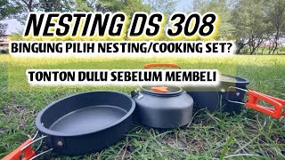 Nesting DS 308  Cooking set LWY DS 308  Begini cara mudah membeli nesting sesuai kebutuhan [upl. by Faxon]