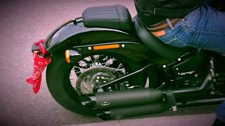 MCJ Exhaust Street Bob 2018  Scarichi MCJ [upl. by Welles]