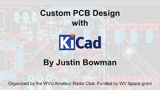 Basic PCB Designing tutorial with KiCAD [upl. by Braswell179]