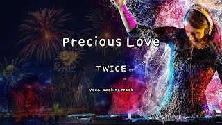 Precious Love  TWICE Instrumental amp Lyrics [upl. by Belford]