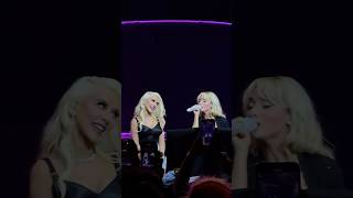 What A Girl Want with Christina Aguilera at Los Angeles sabrinacarpenter shortnsweet concert [upl. by Herwick]