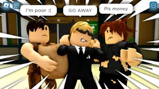 ROBLOX BROOKHAVEN 🏡RP  Funny Moments BEGGAR [upl. by Rowe134]