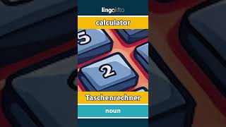 🇬🇧🇩🇪 calculator  Taschenrechner  learn English  Lernen wir Englisch [upl. by Aket419]