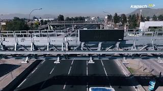 Electronic toll collection Multilane freeflow single gantry  Kapsch TrafficCom [upl. by Theresina43]