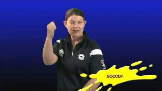 Auslan in Sport  Sports Names [upl. by Nailil]